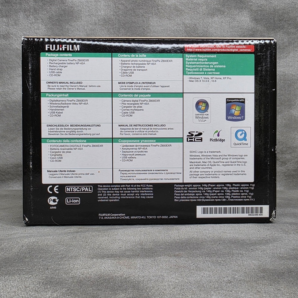 FUJIFILM FinePix Z800EXR 12.0 MP Touchscreen Compact Digital Camera Tested - Picture 14 of 15